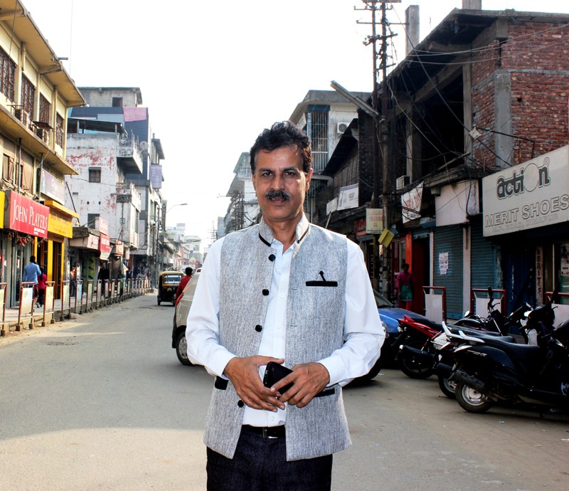 Ahidur Rahman, Working President of the Muslim Council Dimapur, is seen here at MP Road. He was awarded the Peace Award 2016 for his tireless efforts to maintain peace and communal harmony.